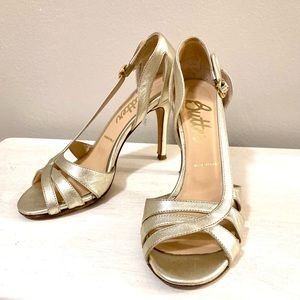BUTTER Gold High Heels Size 6